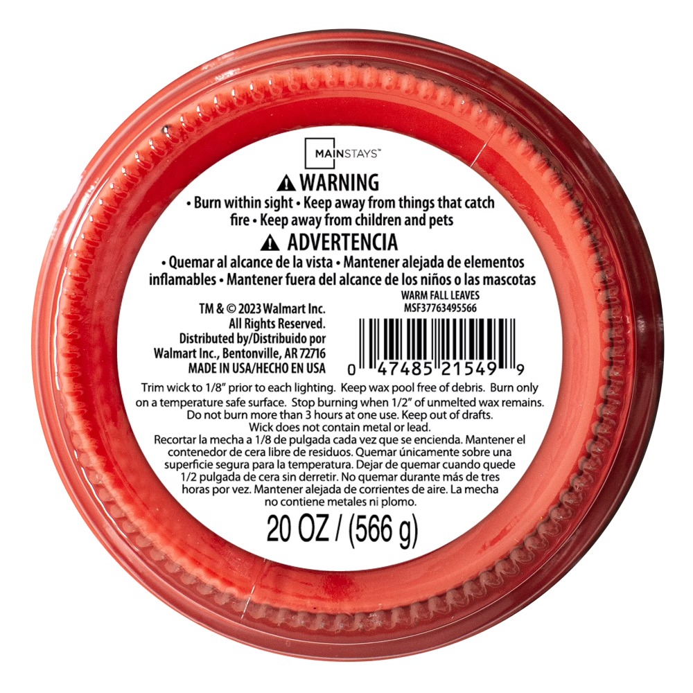 Warm Fall Leaves Scented Candl - Home Fragrances review and price