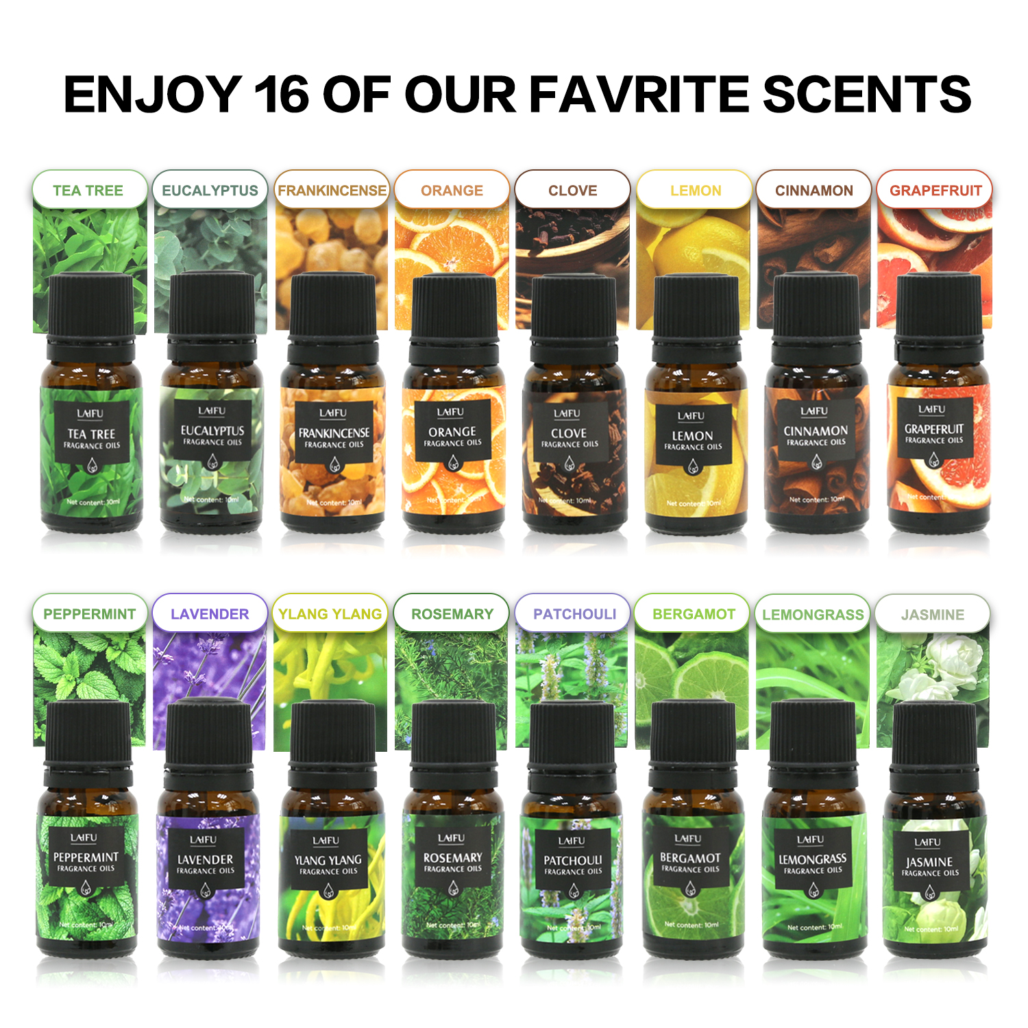 16x10ml Essential Oils Set for - Home Fragrance Products review and price
