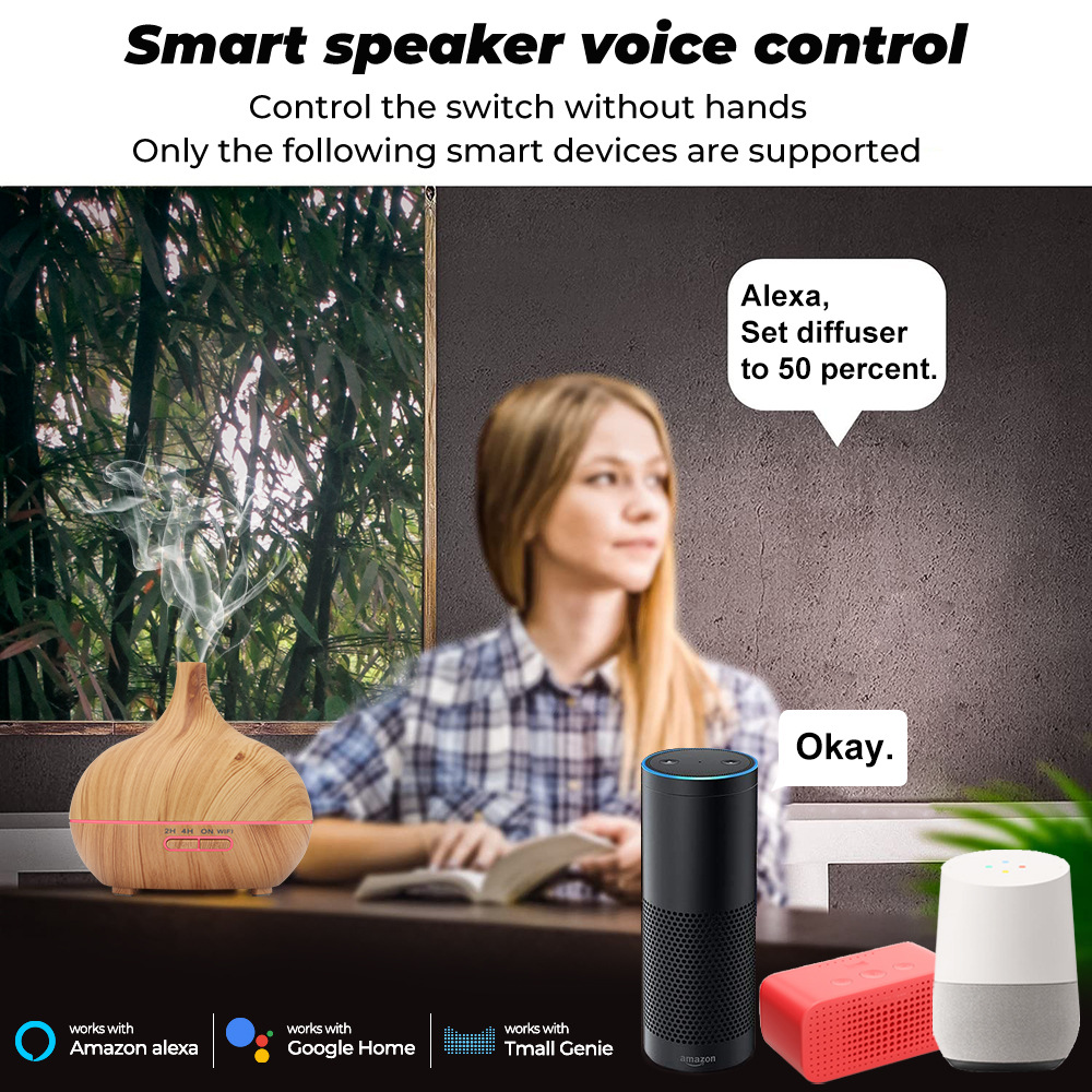TUYA WIFI 400ml Aroma Air Humi - Home Fragrance Electric Diffuser review and price