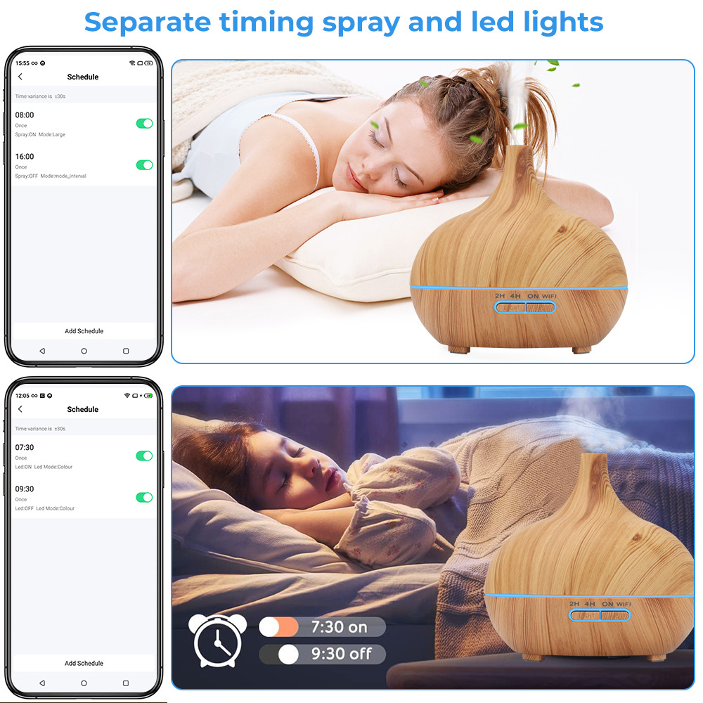 TUYA WIFI 400ml Aroma Air Humi - Home Fragrance Electric Diffuser review and price